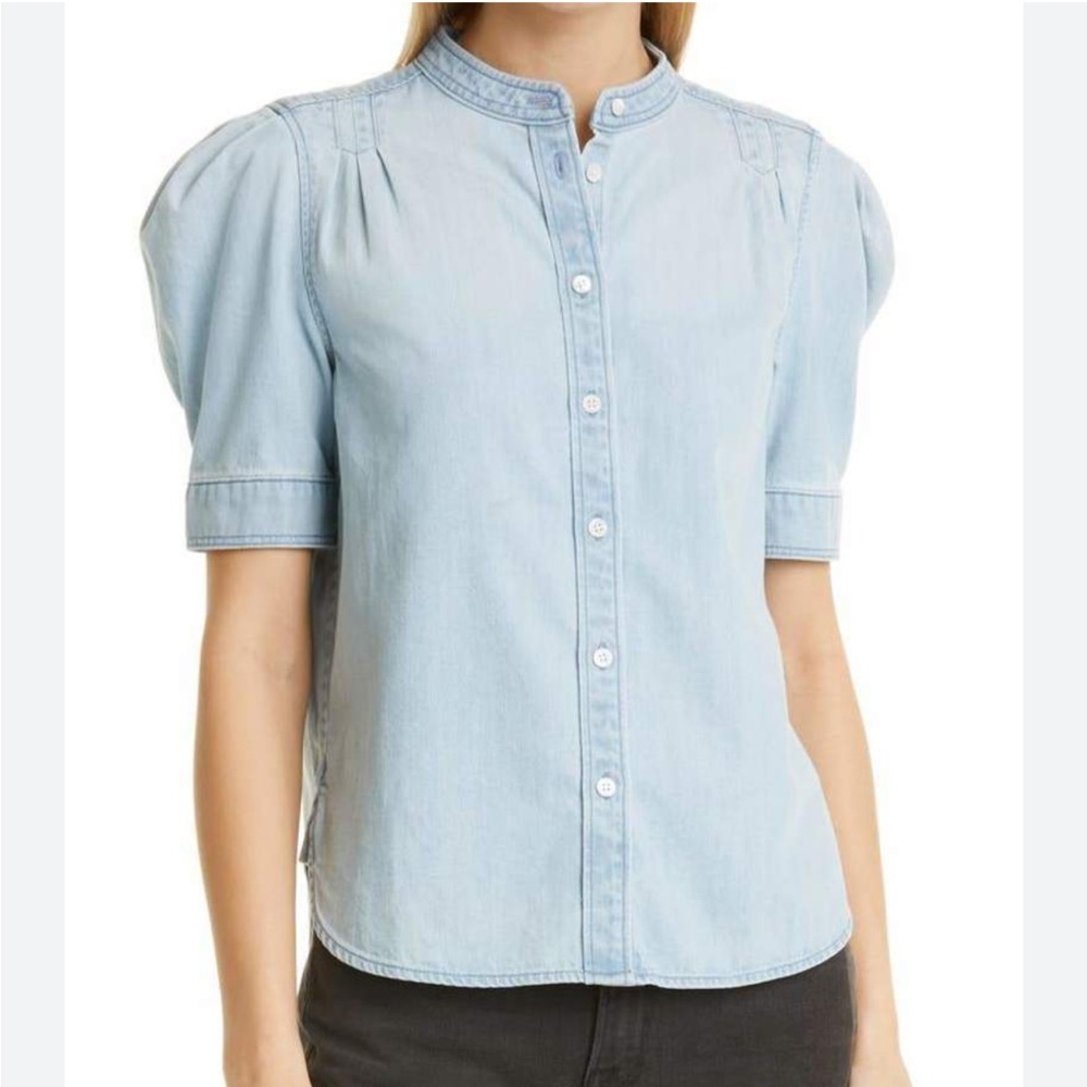 FRAME Denim Short Sleeve Shirt